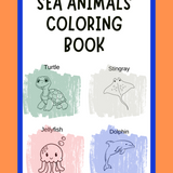 Sea Animals Coloring Book